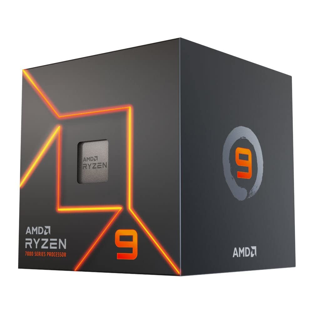 AMD Ryzen 9 7900 Processor 3.7 GHz 64 MB L3 Box, Schwarz