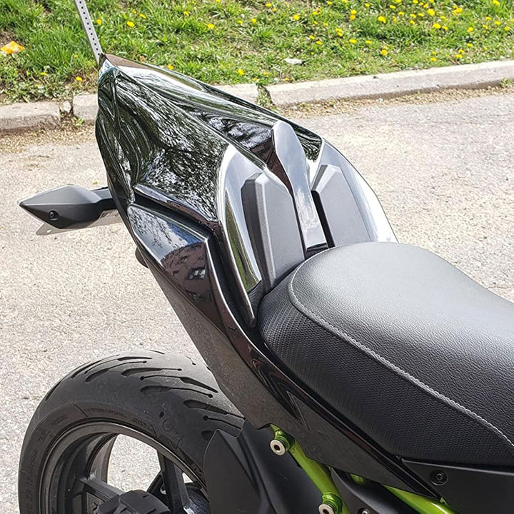 Midimttop Kompatibel mit Ka-wa-sa-ki Ninja650 Z650 Sitz Abdeckung Hinten Sozius Harte Solo Sitz Guge