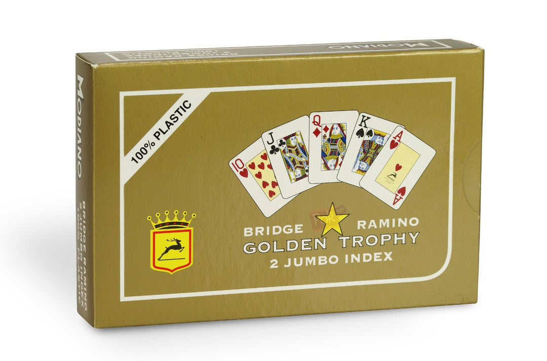 Pack 2 Jeux Golden Trophy Poker Jumbo