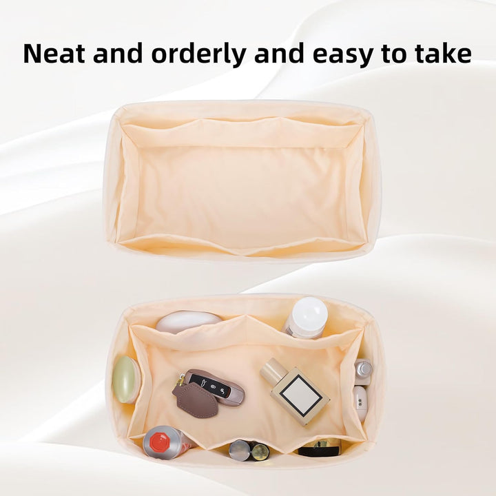 DGAZ Handtasche Tasche Organizer, Seide Innentaschen für LV Speedy Nano/20/25/30/35/40/45 Tasche, Le