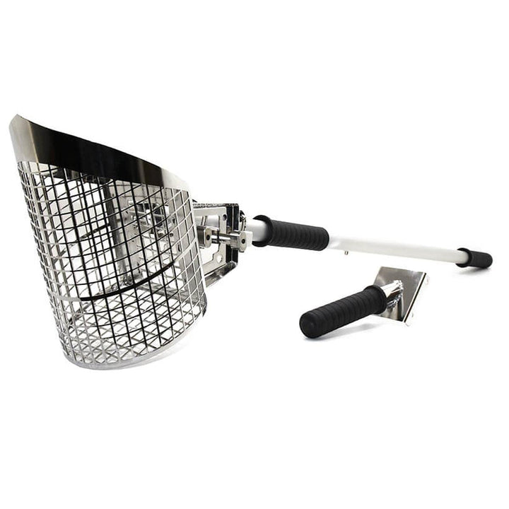 Nokta Sand Scoop Premium 3-in-1 Schaufel, gelocht, Sand, Meeresieb, Edelstahl, mit Stange