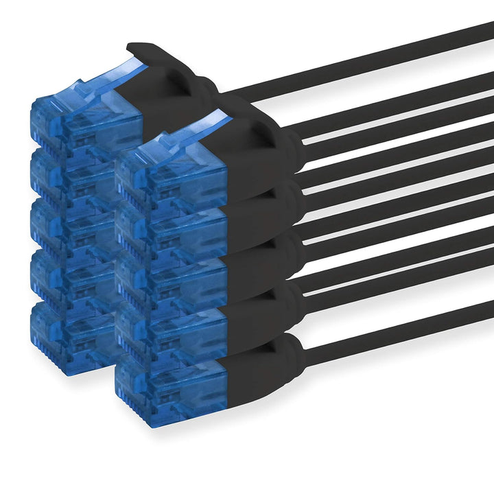 1aTTack.de 660370 Cat6 Cat.6 Kabel Cat Netzwerkkabel 7,5m - Patchkabel Slim Kabel (Kleiner Durchmess