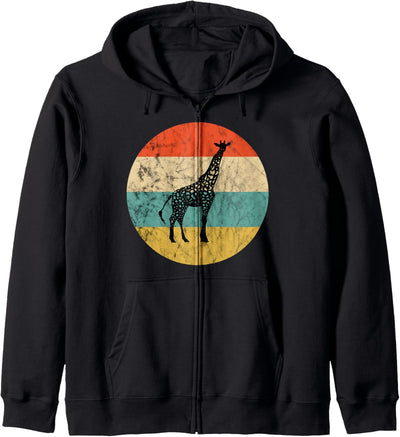 Giraffe Afrika Sonnenuntergang Giraffen Zoo Safari Sunset Kapuzenjacke