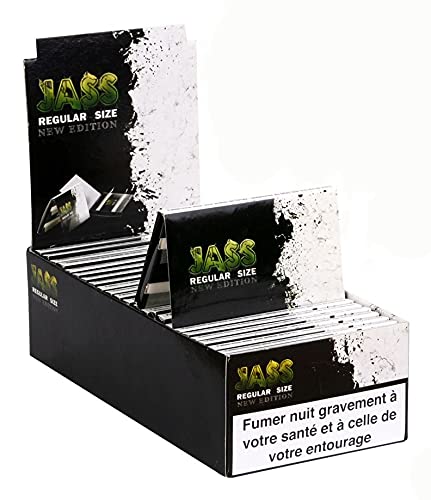 Jass Regular Papers Double Window Kurze Blättchen 1 Box (25 Heftchen)