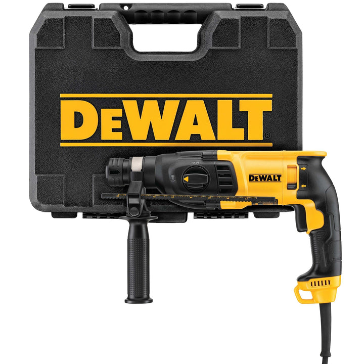 DEWALT SDS-plus Kombihammer (26 mm) D25133K (800 Watt, max. Einzelschlagenergie 2,6 Joule, elektropn