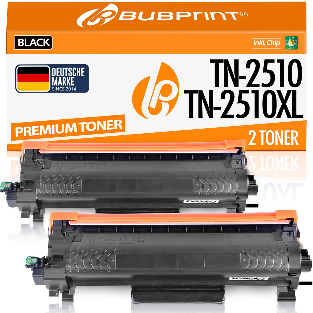 Bubprint TN2510 XL TN2510XL Kompatibel als Ersatz für Brother TN2510 Toner TN-2510XL für Brother HL-