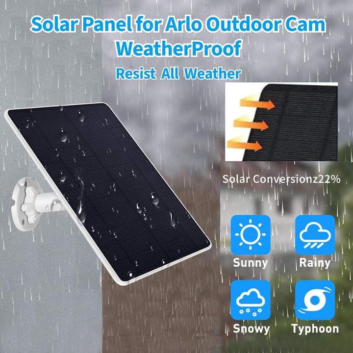 Solarmodul-Ladegerät für Arlo Essential 2K Outdoor (2. Generation)/Essential XL Kamera (2. Generatio