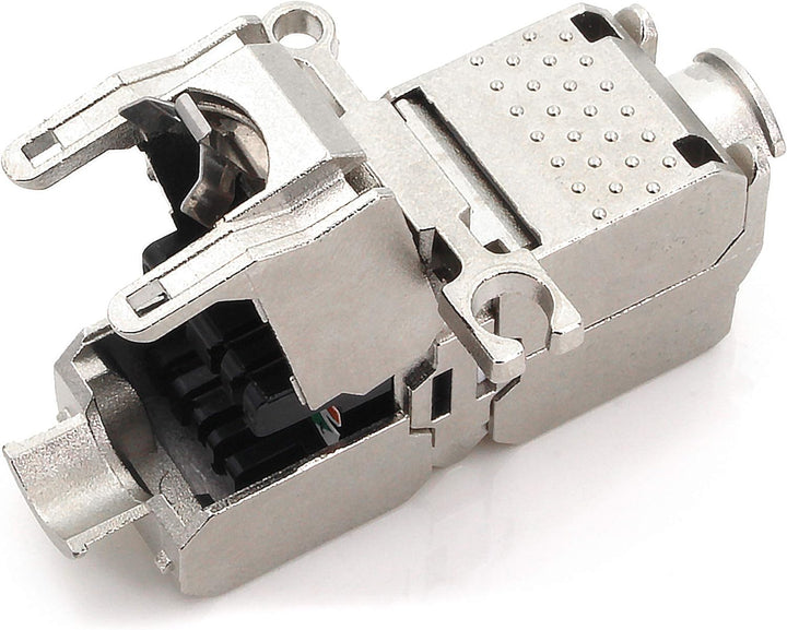 1aTTack.de Cat. 6A Keystone Verbinder werkzeuglos Schneidklemme auf Schneidklemme AWG 22 bis AWG 26