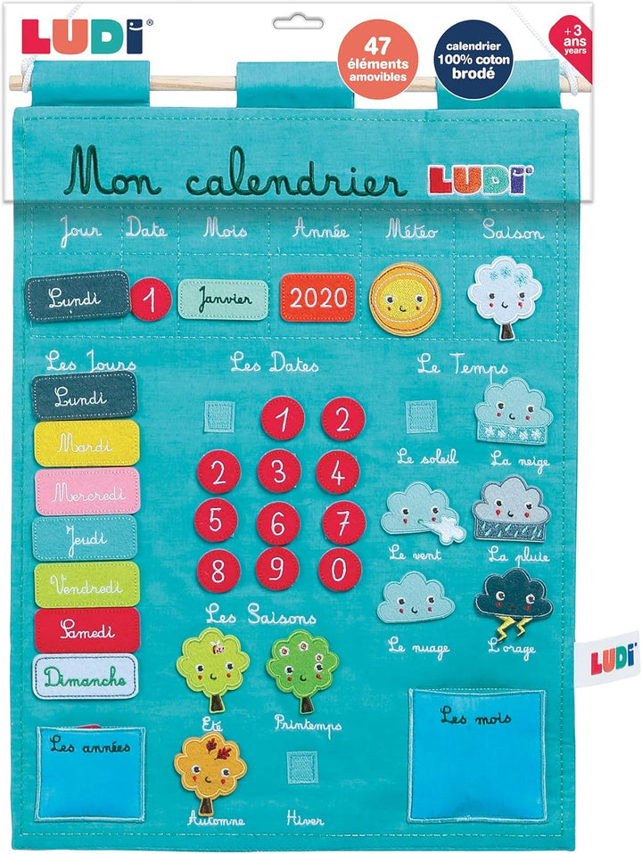 Ludi - Basic Kalender Blau, Blau