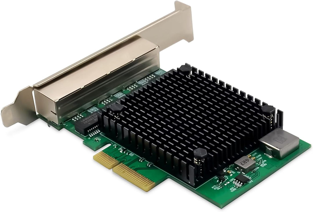 DIGITUS 2.5 Gigabit Ethernet Server Netzwerkkarte - 4 Port RJ45 - NIC - RTL8125B - 10/100/1000/2500