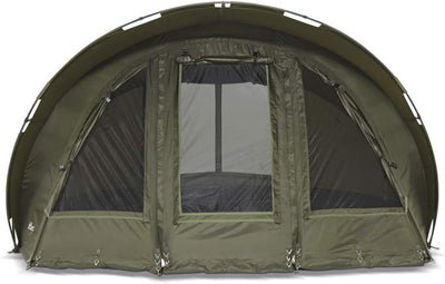 Lucx® Leopard Bivvy + Winterskin 2-3 Mann Angelzelt + Überwurf 2 bis 3 Personen Karpfenzelt + Overwr