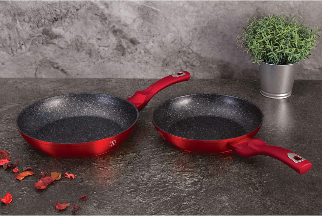 B BERLINGER HAUS BERLINGERHAUS PROFESSIONAL PRECISION Burgundy 2er-Set Bratpfannen Induktion 22-26 c