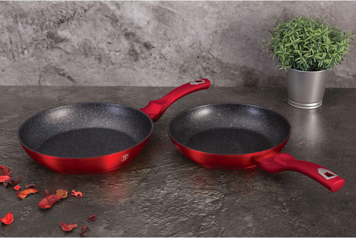 B BERLINGER HAUS BERLINGERHAUS PROFESSIONAL PRECISION Burgundy 2er-Set Bratpfannen Induktion 22-26 c
