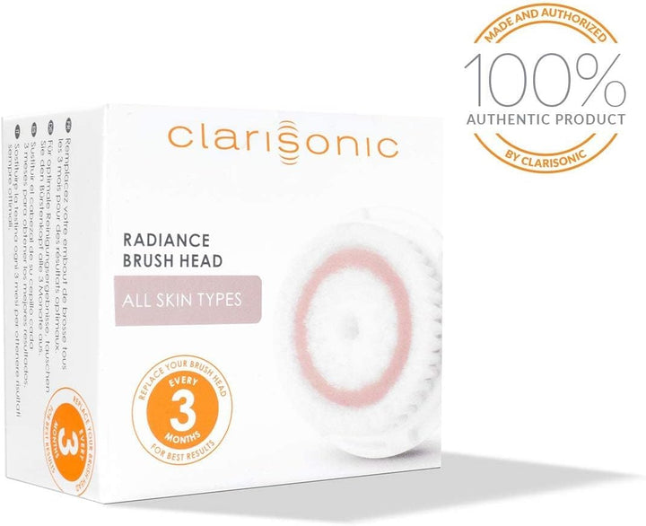 Clarisonic Radiance Gesichtsreinigungsbürstenkopf Ersatz | Kompatibel mit Mia 1, Mia 2, Mia Fit, Alp