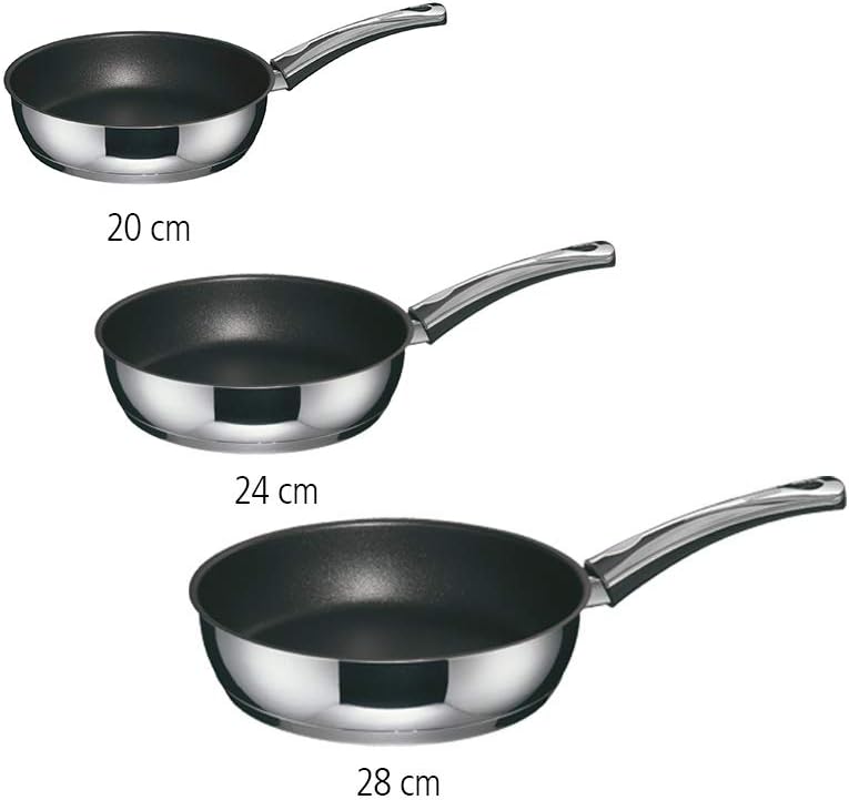 Berndes Schmorpfanne Injoy Special Edition 24 cm, hoher Rand, Pfanne für Induktion, Edelstahl, antih