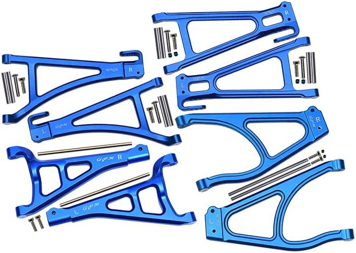 Traxxas E-Revo 2.0 VXL Brushless (86086-4) Tuning Teile Aluminium Full Suspension Arm Set (Front+Rea