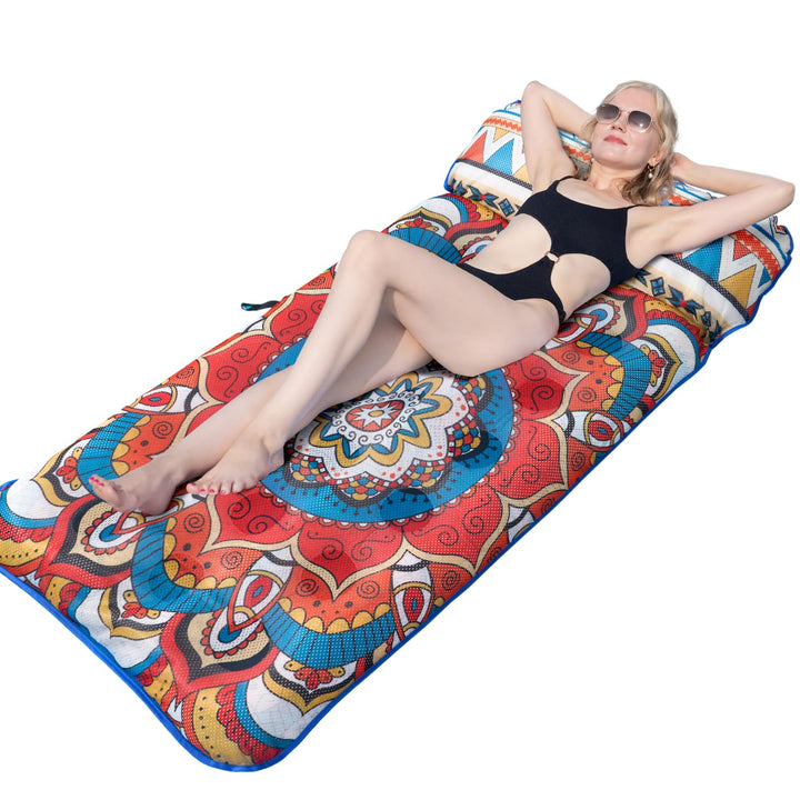 WERNNSAI Luftmatratze Pool- Luftmatratze Wasser Hängematte für Erwachsene Bohemian, Bohemian