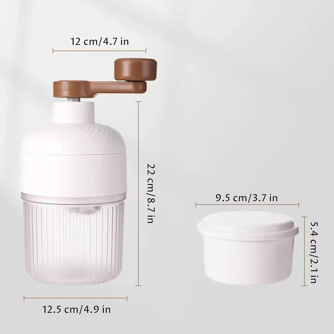 Rasierte Eismaschine, manuelle Eisrasiermaschine – tragbarer, stromloser Zerkleinerer, Eiszerkleiner