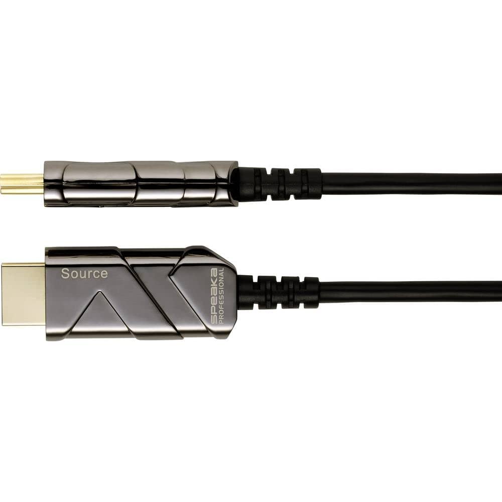 Speaka Professional HDMI Anschlusskabel HDMI-A Stecker, HDMI-A Stecker 50.00 m Schwarz SP-8821972 Ul