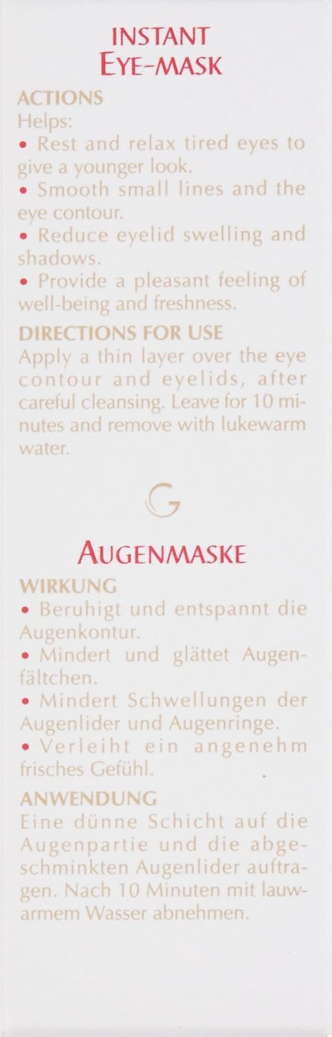 Guinot Masque Yeux Instant Augenmaske, 1er Pack (1 x 30 ml)
