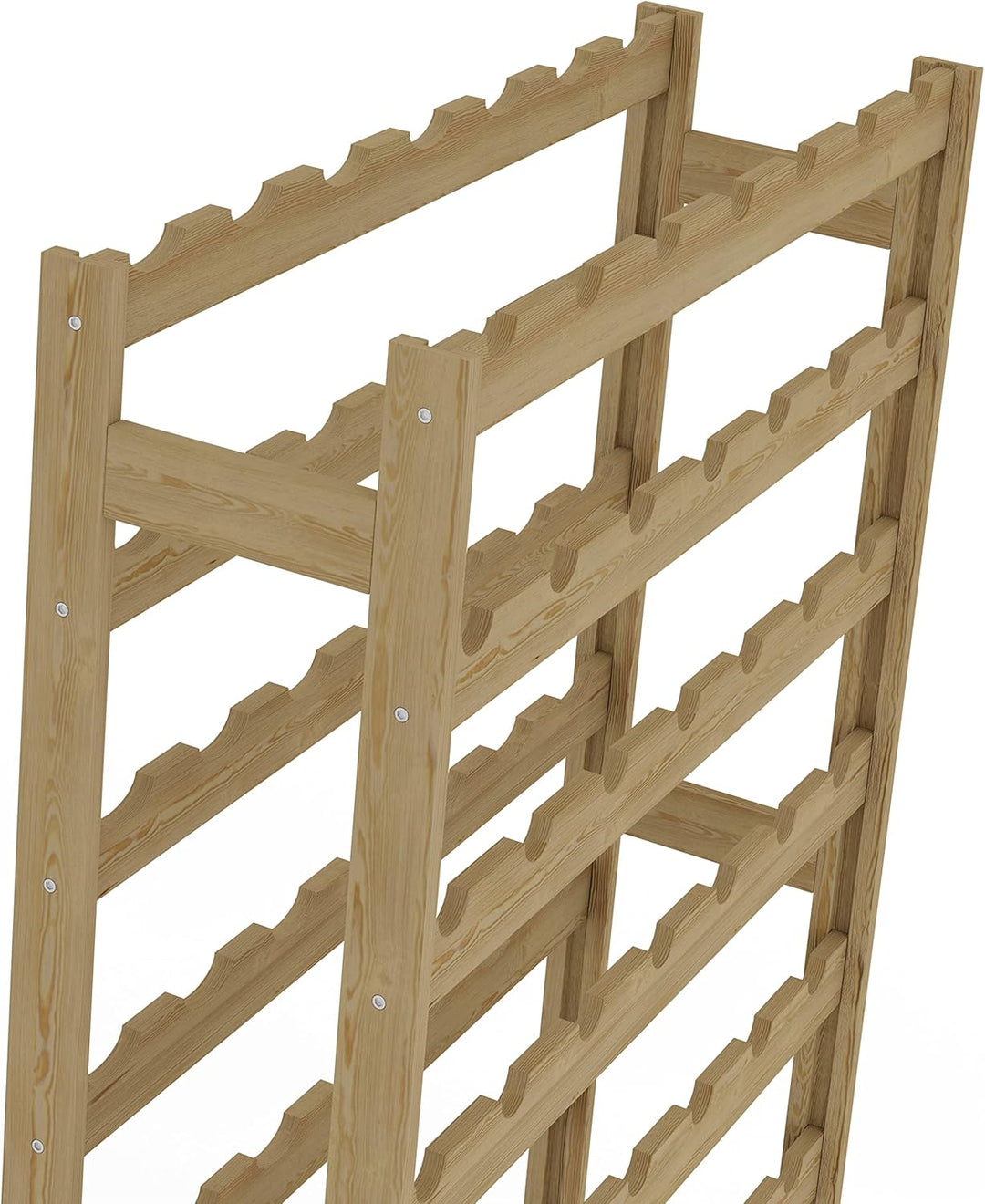 Lenmar, Weinregal aus Holz für Flaschen, Natur, RW-1, Wein, Flaschenregal, Kellerregal, Regale, Flas