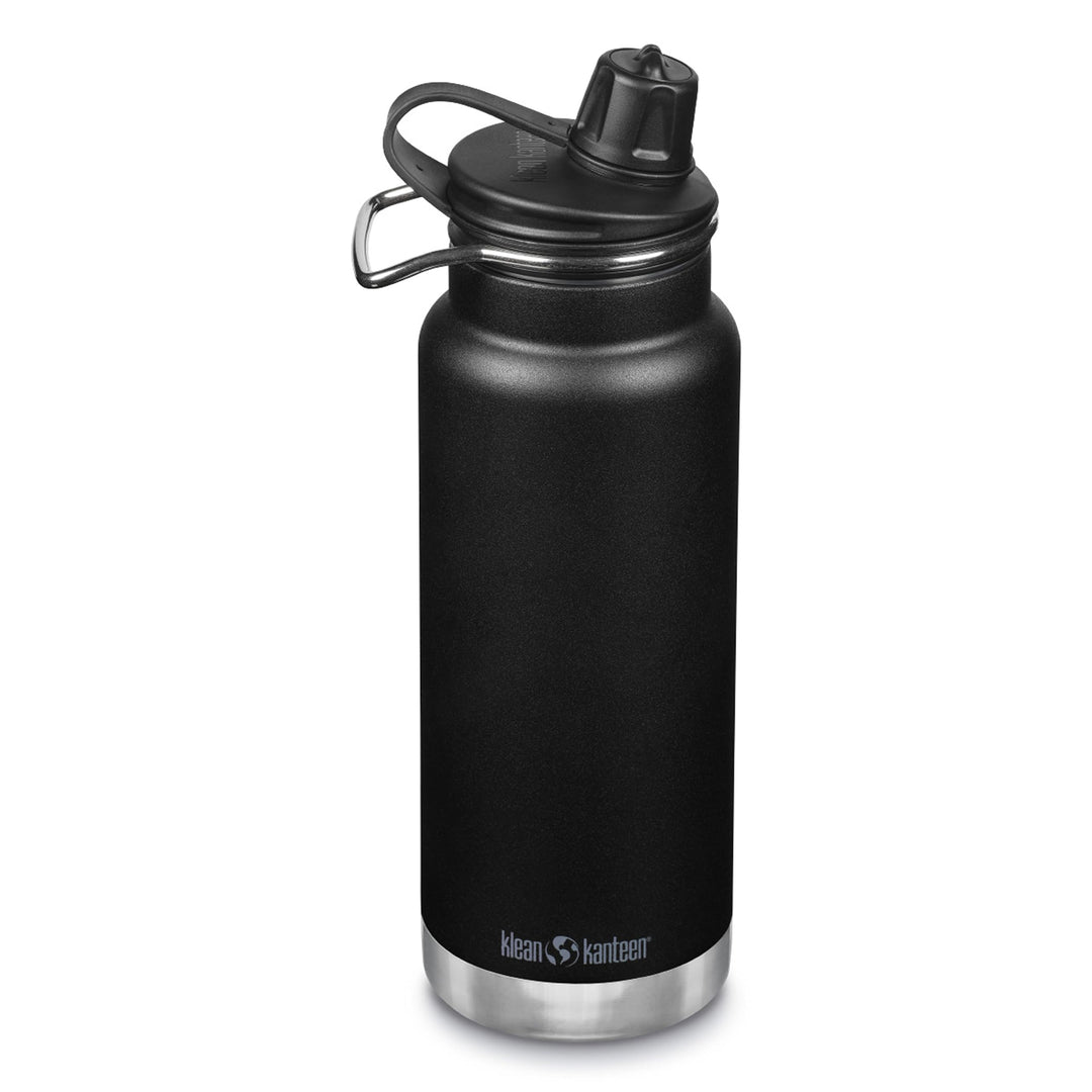 KleanKanteen Herren TKWide VI Trinkflasche, Black, One Size Schwarz, Schwarz