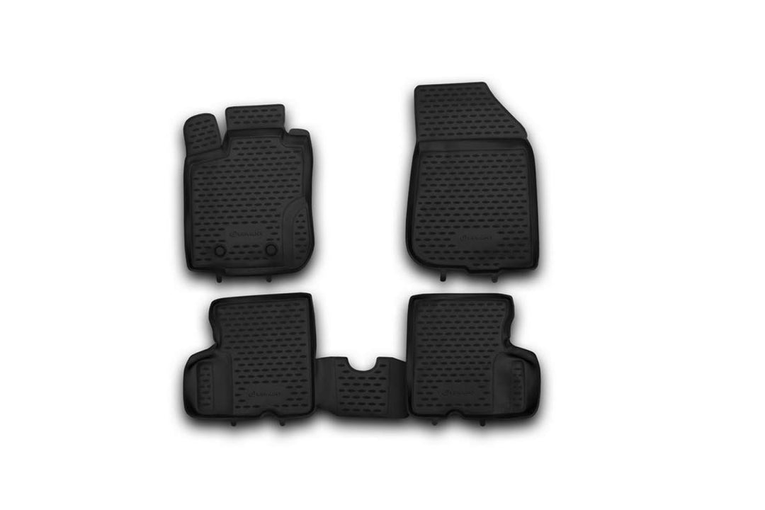Element Passgenaue Premium 3D Gummimatten Fussmatten passend für Dacia Duster, Mk1 I, 2010-2017, 4WD