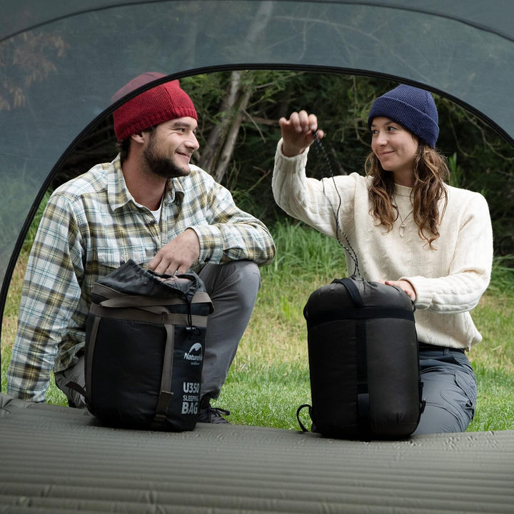Naturehike Schlafsack mit Kapuze Deckenschlafsack für Camping, Leicht & Bequem, Ideal für Outdoor-Ab