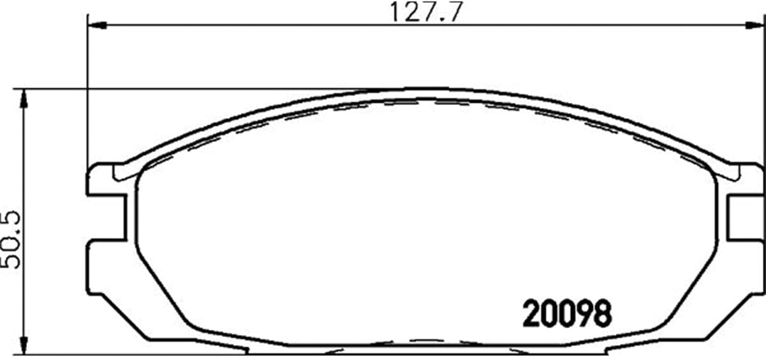 HELLA PAGID 8DB 355 006-251 Bremsbelagsatz - T0364 - Dicke/Stärke: 17mm - Bremssystem: Sumitomo - ni
