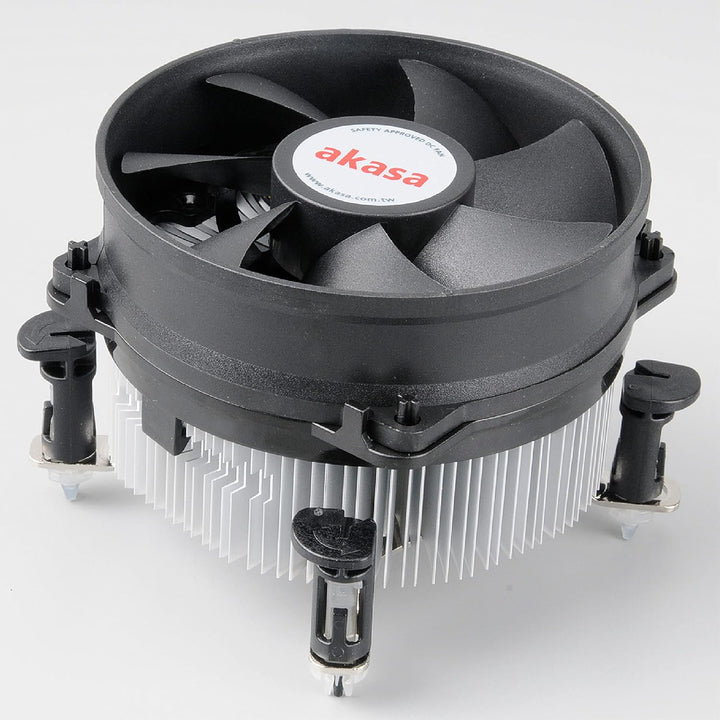 Akasa AK-CCE-7104EP Kühlkörper (mit sehr leisem, kugelgelagertem 92-mm-PWM-Lüfter, für CPUs mit Sock