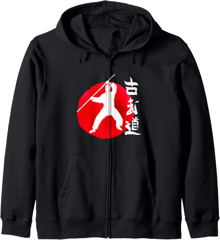 Kobudo Kampfsport Japan Fighter Fighter Kostüm Kapuzenjacke