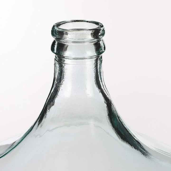 Mica decorations Diego Flasche, Glass, transparent, H. 56 cm D. 40 cm Transparent H. 56 cm D. 40 cm