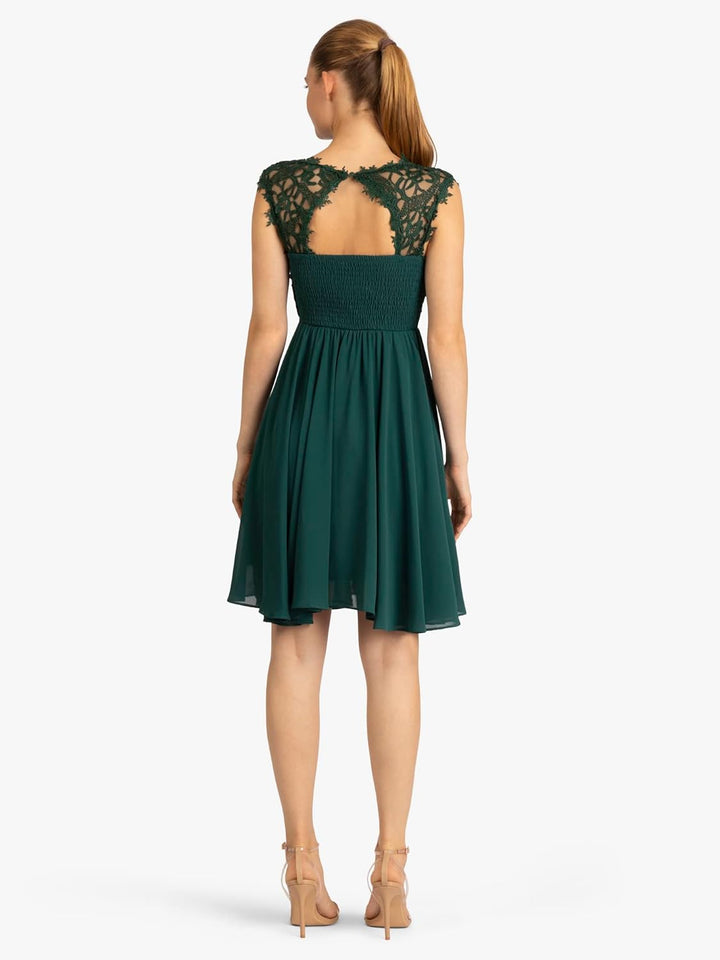 APART Fashion Damen Kleid Dress 34 Smaragd, 34 Smaragd