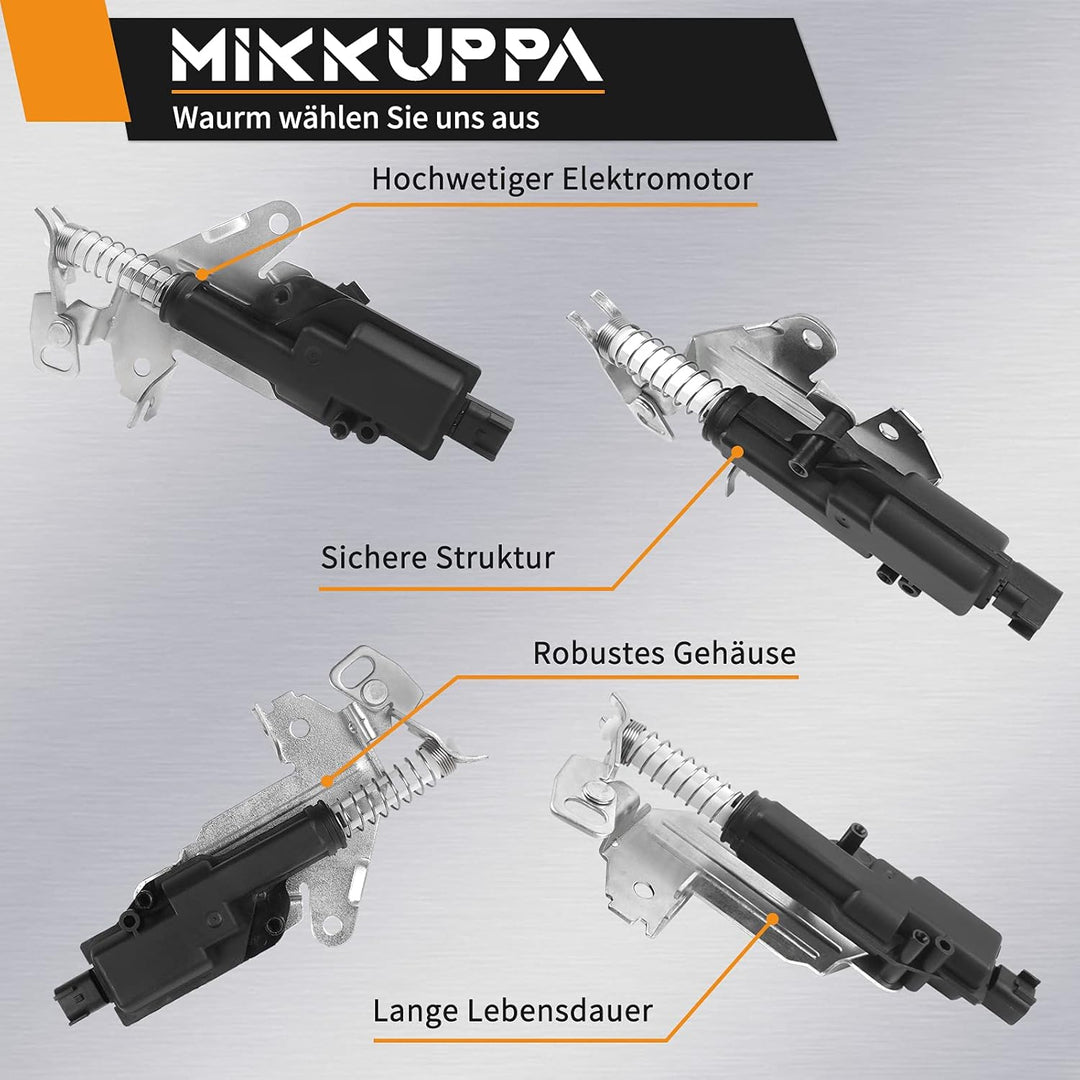 MIKKUPPA Heckklappenschloss Stellmotor passt für Ford Fiesta 02-08, Ford Fusion 02-12, 2S6T432A98AF,