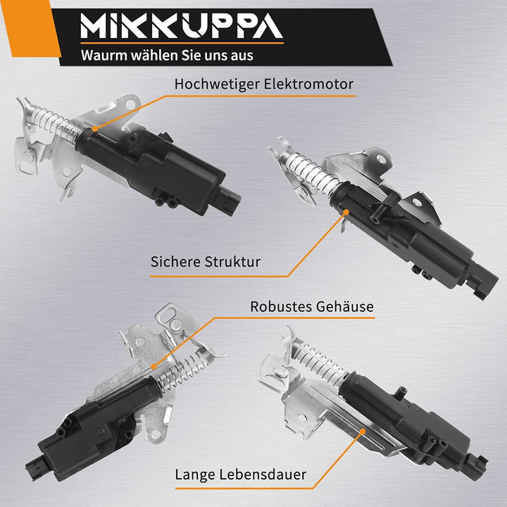 MIKKUPPA Heckklappenschloss Stellmotor passt für Ford Fiesta 02-08, Ford Fusion 02-12, 2S6T432A98AF,
