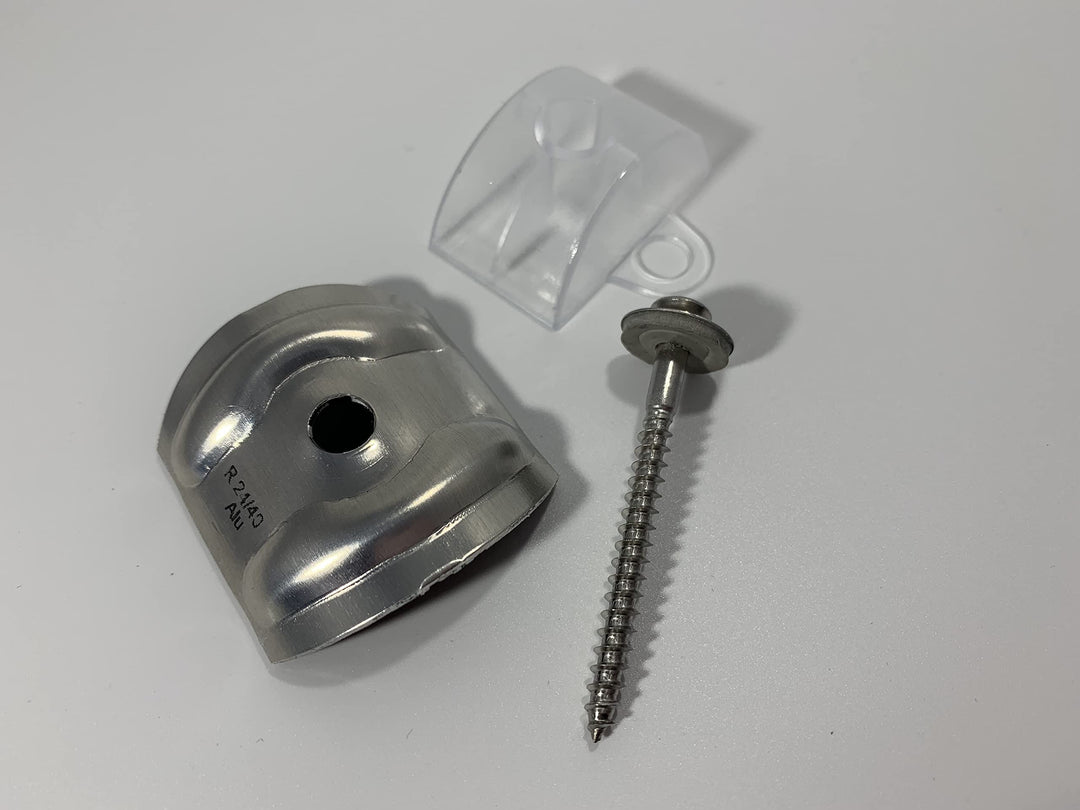 Set aus je 100 Stück Kalotten & Abstandhalter & Spengler-Schrauben TX20 EPDM-Dichtscheiben 4,5x45mm