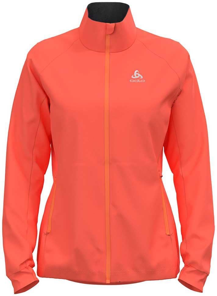 Odlo Damen Brensholmen_612661 Langlauf Jacke XS Living Coral, XS Living Coral