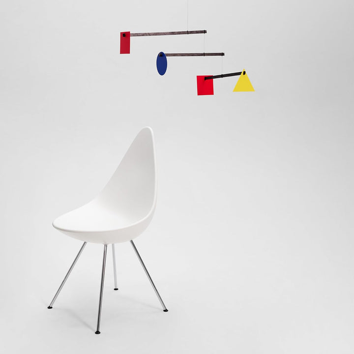 Flensted Mobiles f428 Bauhaus Mobile, Stahl, Mehrfarbig, 35x62 cm