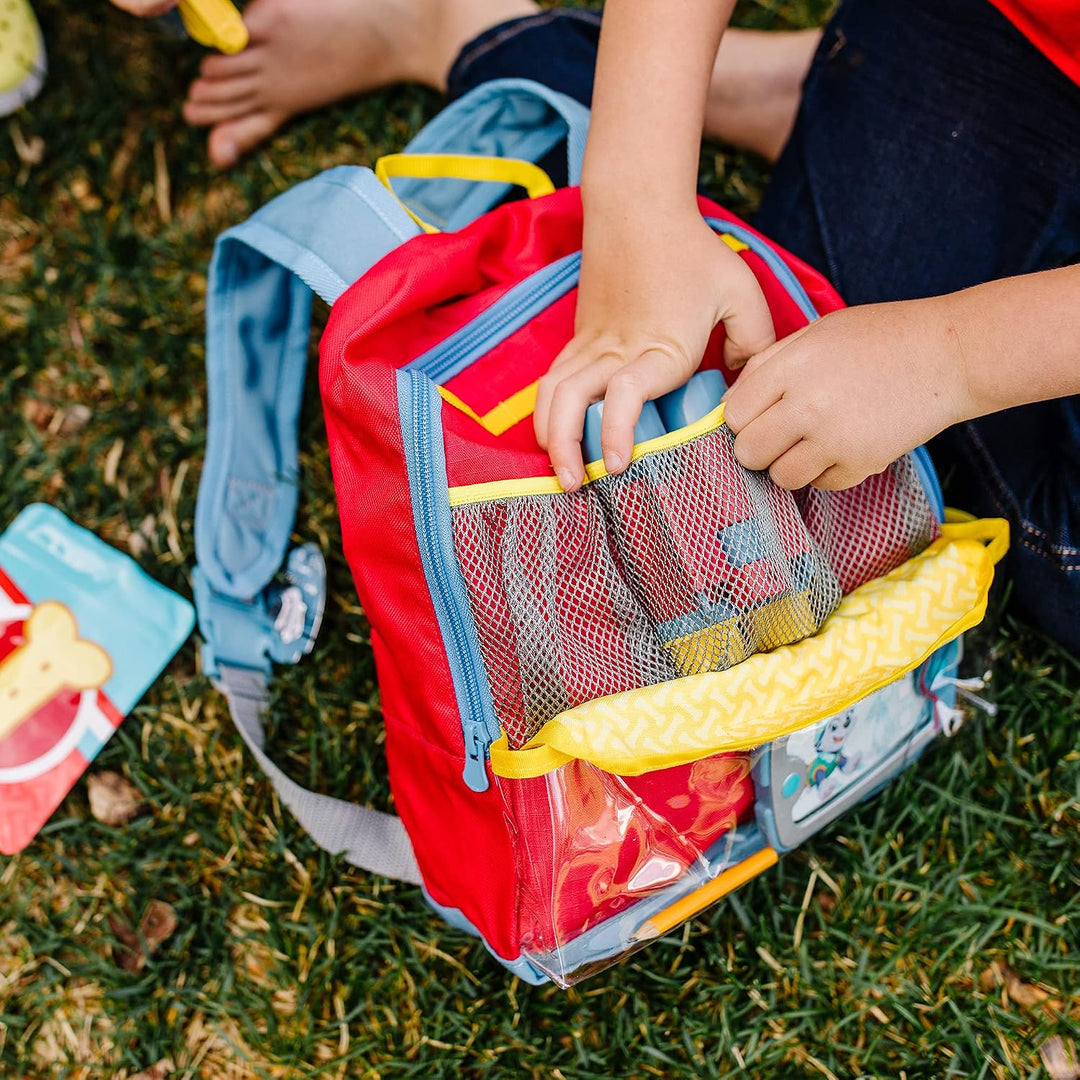 Melissa &amp; Doug - Paw Patrol Rucksack, 15-teilig, Rettungsmission-Set, Rollenspiel, Für Kinder ab 3 J