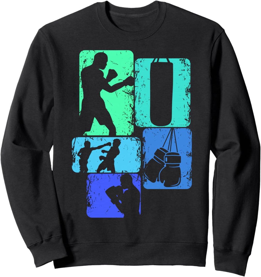 Boxer Boxen Jungen Kinder Sweatshirt