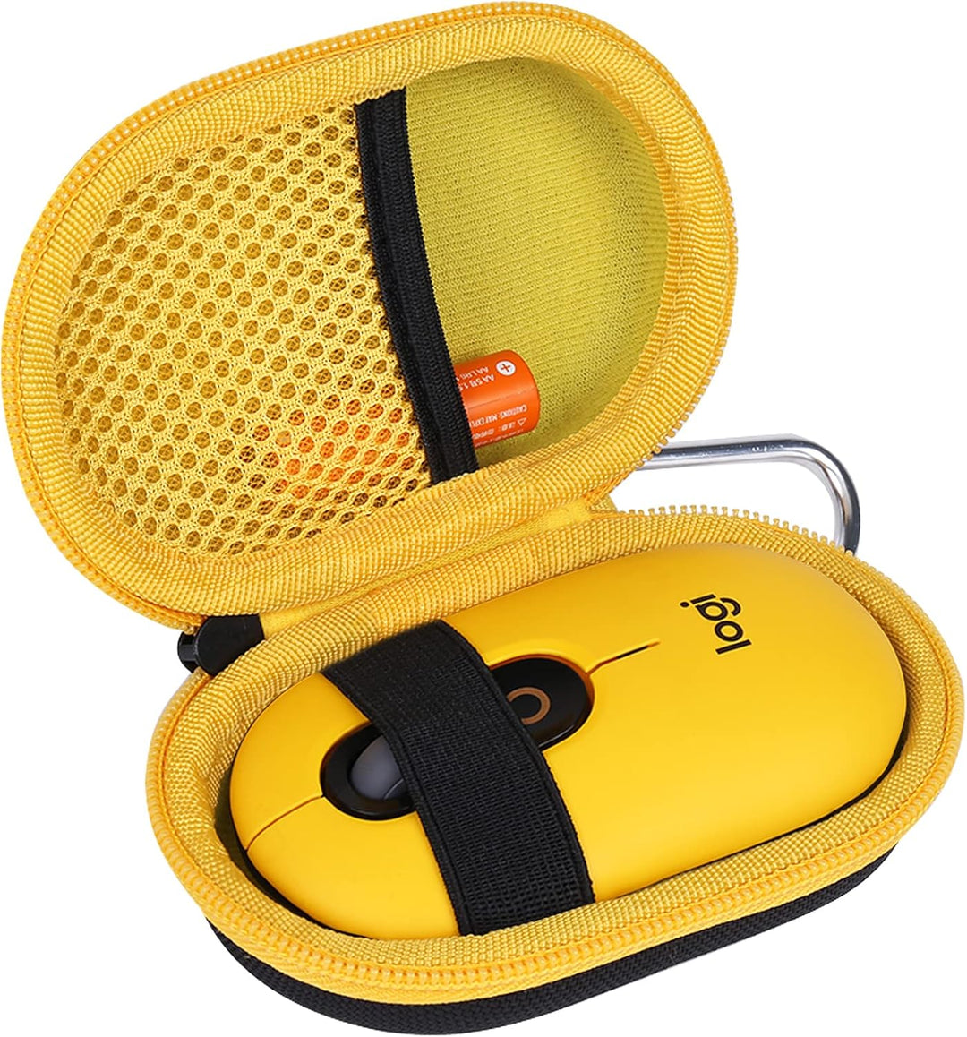 co2CREA Case Harte Reiseschutzhülle Etui Tasche für Logitech Pebble Mouse 2 M350s /M350 Pebble/Logit