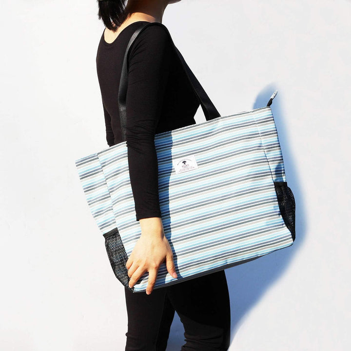 Grosse Strandtasche, wasserabweisend, leicht, 50,8 cm, für Damen, für Fitnessstudio, Strand, Reisen,