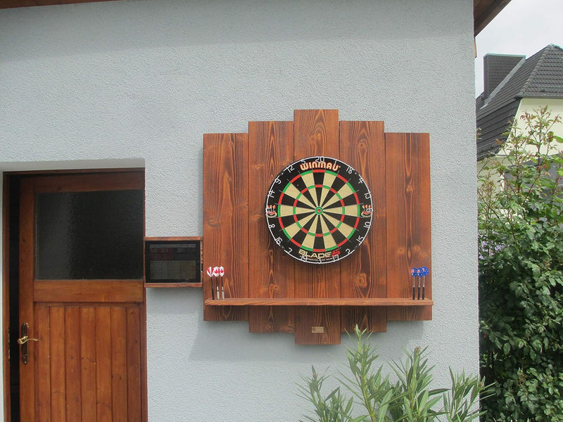 WDS Darts Sports Outdoor - Wooden Dartboard Surround (Dart-Wandschutz, Auffangring, Dart-Ring) OHNE