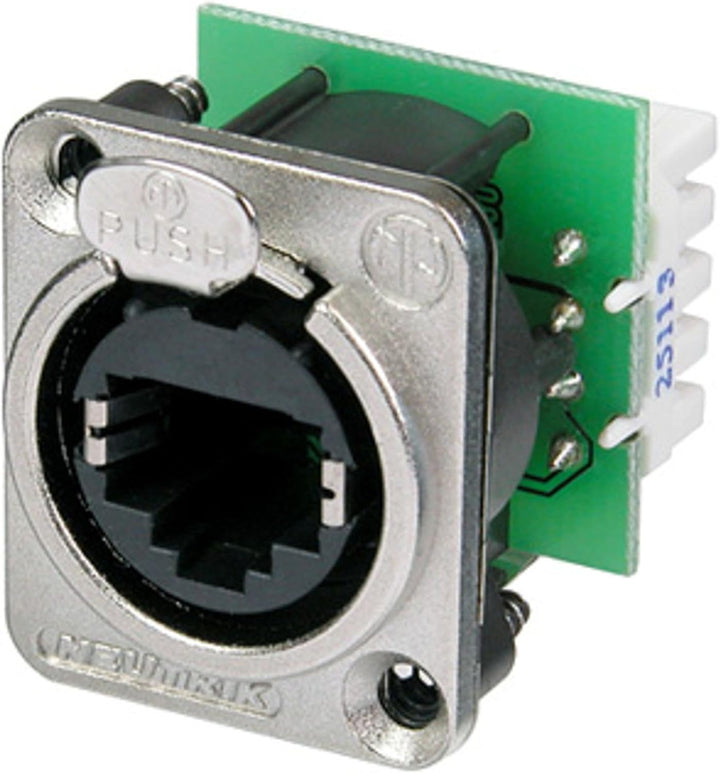Neutrik etherCON Cat.5e RJ45-Steckverbinder Buchse, 1-Port 8-polig, Kabelmontage