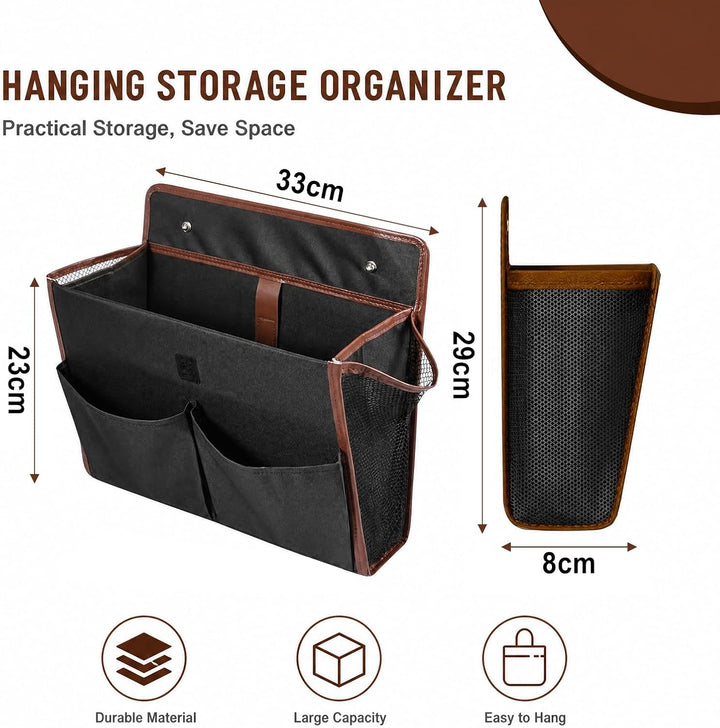 Wohnmobil Camping Organizer, Faltbarer Schuhorganizer, 33x29x8cm Schwarz*1, Schwarz*1