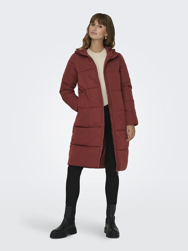 ONLY Female Steppmantel ONLABBIE Steppmantel Fired Brick 3XL, Fired Brick 3XL