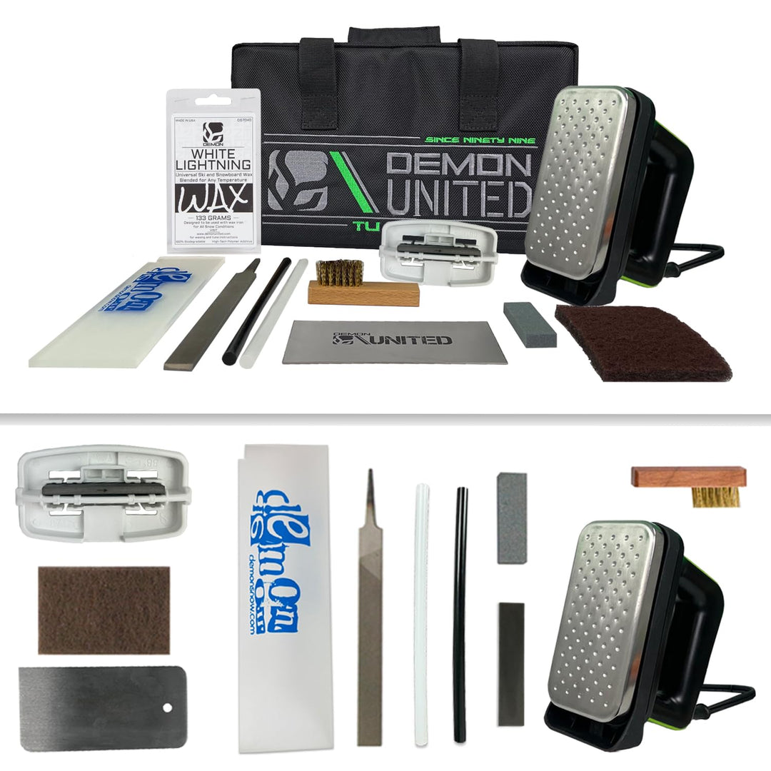 Demon komplettes Tuning-Kit mit Wachs, für Skier und Snowboards