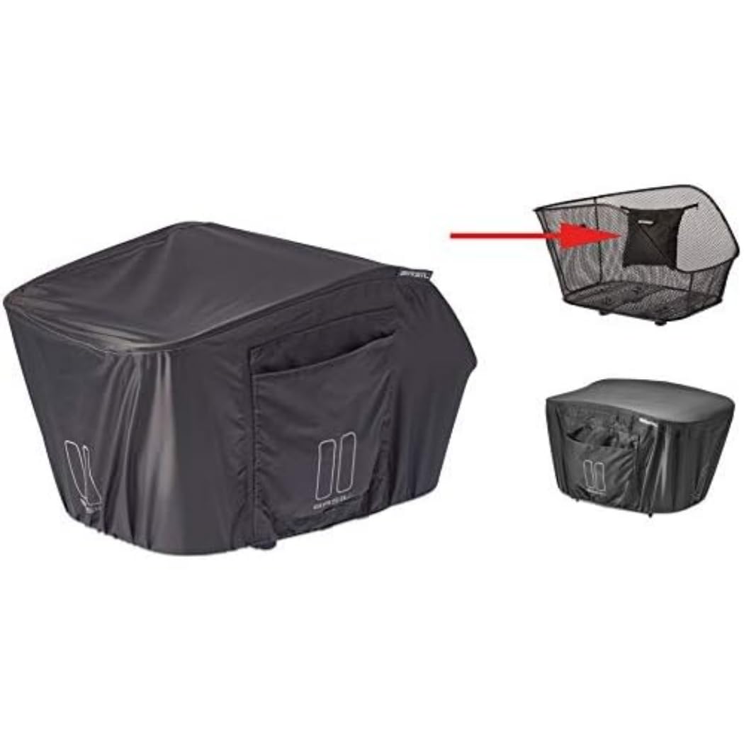 Basil Regenabdeckung Keep Dry L, Black, 40 x 30 x 35 cm, 50456, 40 x 30 x 35 cm