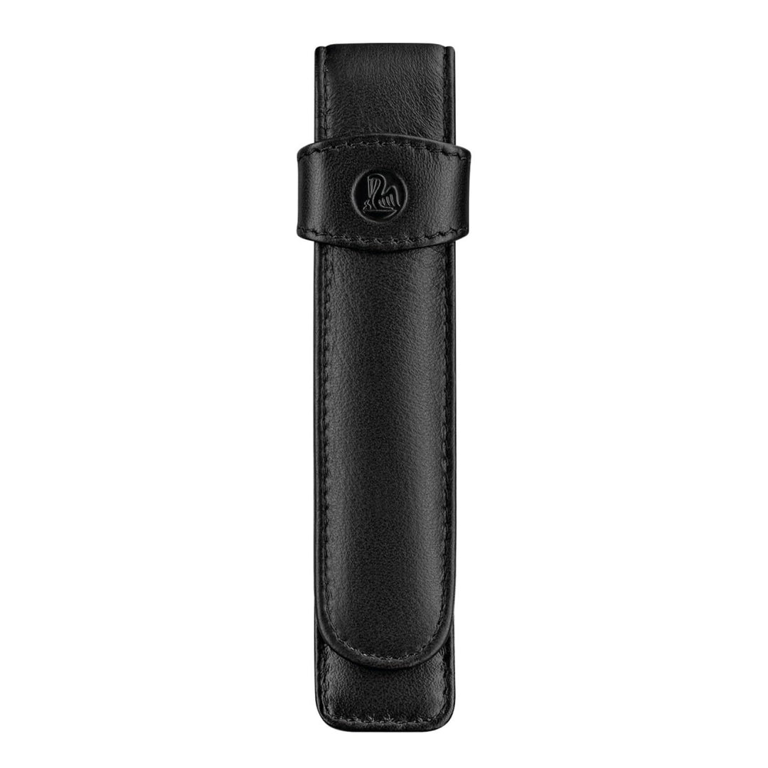 Pelikan 923409 Schreibgeräte-Etui Leder TG 11 Stiftablagen, 1 Stück TG11 Schwarz, TG11 Schwarz