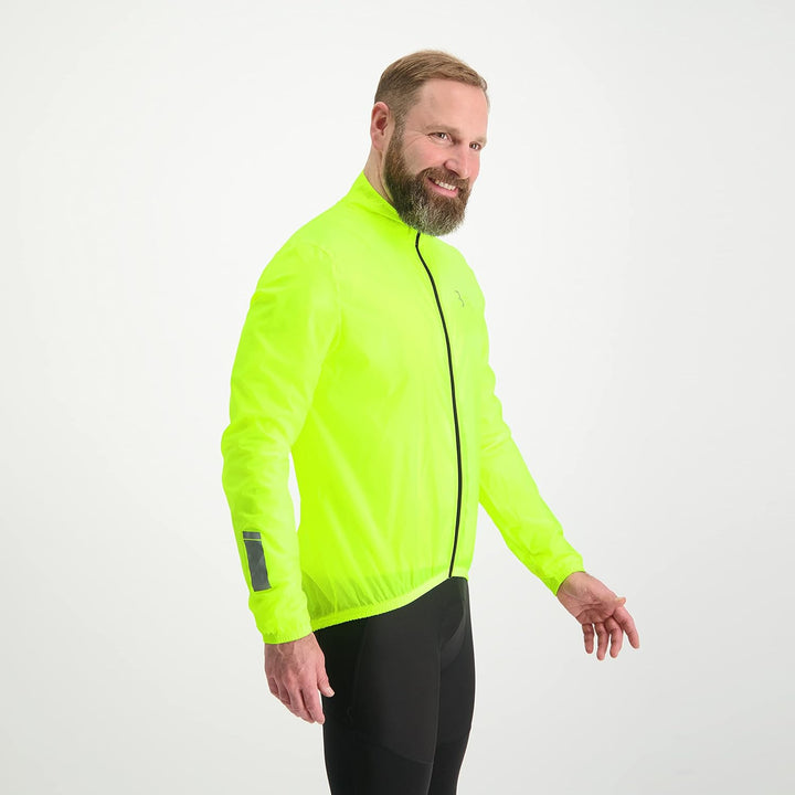 BBB Cycling FahrradJacke Herren und Damen | Wasserabweisend Winddicht Leicht Reflektierend | Rennrad